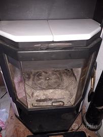 stufa ceramica e ghisa