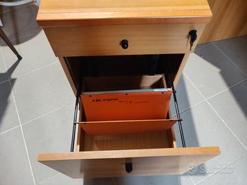 cassettiera per ufficio per cartelle sospese