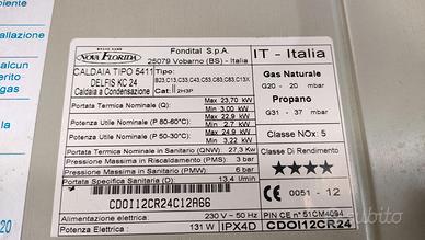 Delfis KC 24 Ricambi Caldaia Condesazione