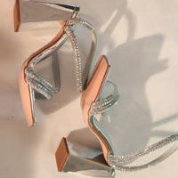 Sandali SIMMI London Elanna Argento con Strass Wid