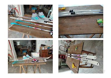 sci  da fondo e attrezzatura varia