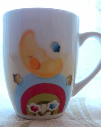 Tazza mug THUN "bosco magico" Luna e Arcobaleno