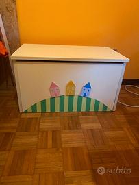 Fasciatoio con cassettiera abbinata + cassapanca