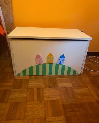 Fasciatoio con cassettiera abbinata + cassapanca