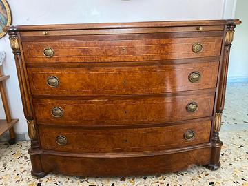Trittico in legno vero massello + specchio