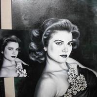 Dipinto Ritratto ( Grace Kelly )