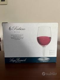 6 calici Bordeaux Rubino