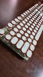 Stupenda tastiera USB retro layout US.Pagata 65€