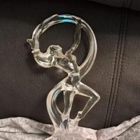 Statuetta in vetro cristallo