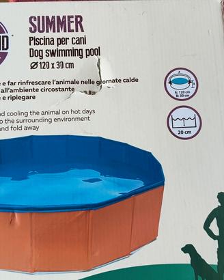 piscina per cani cm 120x30
