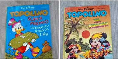 Due fumetti Topolino vintage 