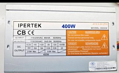 IPERTEK  400W  ALIMENTATORE pc