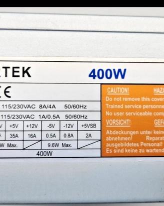 IPERTEK  400W  ALIMENTATORE pc