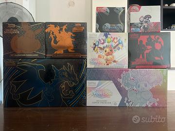 Pokemon lotto sealed box upc etb buste ita