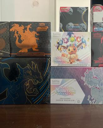 Pokemon lotto sealed box upc etb buste ita
