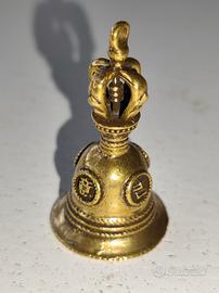 campana tibetana amuleto porta fortuna ciondolo