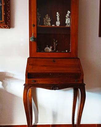 Mobile Vetrina con ribaltina vintage