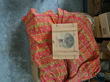 Cassa legno vino con stampa daino