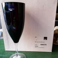 Calici in cristallo nero