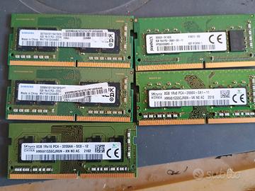 memoria ram ddr4 8gb 16gb sodimm portatile 16 GB 8