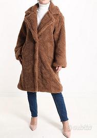 Cappotto donna teddy beige