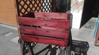 Cassetta in legno per arredamento