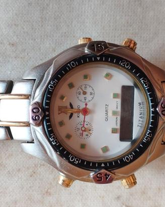 Orologio cronografo vintage GAS KIDDO Quartz nuovo