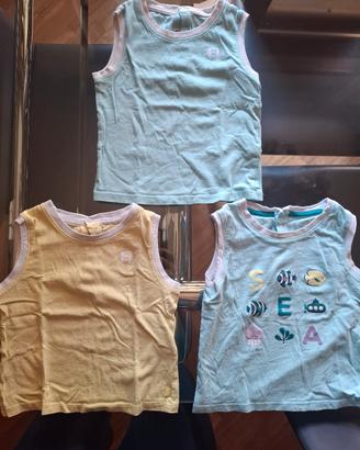 Canotte bimbo 18 mesi obaibi