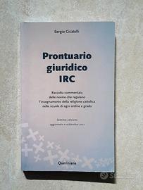 Prontuario Giuridico Irc. Settima Edizione 2012
