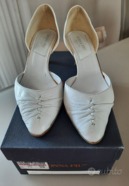 Scarpe décolleté da sposa con tacco n.41