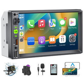 Autoradio 2 DIN Compatibile con Carplay e Android