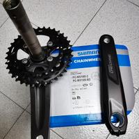 guarnitura scimano deore 2 velocità nuova