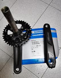 guarnitura scimano deore 2 velocità nuova