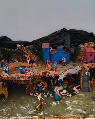 presepe fatto a mano