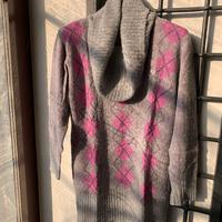 Miniabito in maglia Argyle