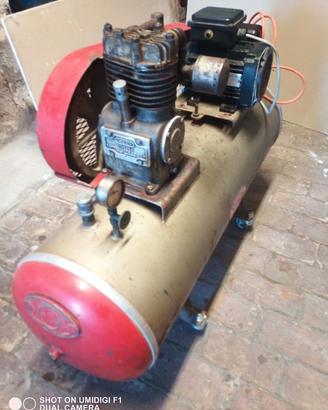 Compressore aria vintage 100Lt