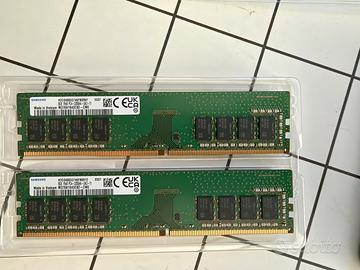 2 banchi ram ddr4 8gb cad. Pc4-3200