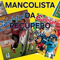 Mancolista da recupero Calciatori Panini