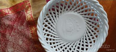 ciotola centrotavola ceramica bianca mulino bianco