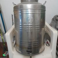 Tanica olio 50 litri in acciaio