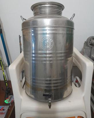 Tanica olio 50 litri in acciaio