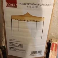 Gazebo pieghevole con sacca 3mt x 3mt