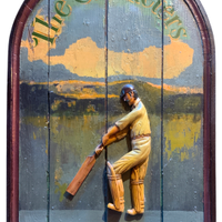 Insegna legno "The Crickers" primi del 900