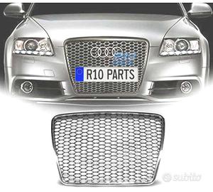 GRIGLIA AUDI A6 4F 08-11 LOOK RS6 ARGENTO