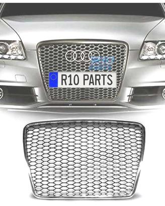 GRIGLIA AUDI A6 4F 08-11 LOOK RS6 ARGENTO