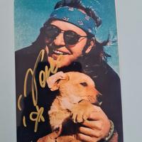 Vasco Rossi, foto firmata