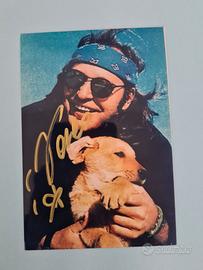 Vasco Rossi, foto firmata
