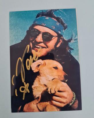 Vasco Rossi, foto firmata