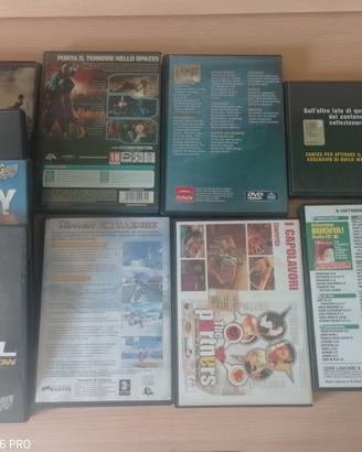 STOCK 10 DVD GIOCHI + PROGRAMMI + GAMES MACHINE