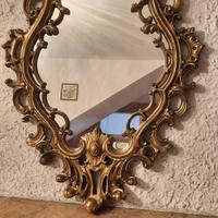Specchio cornice legno